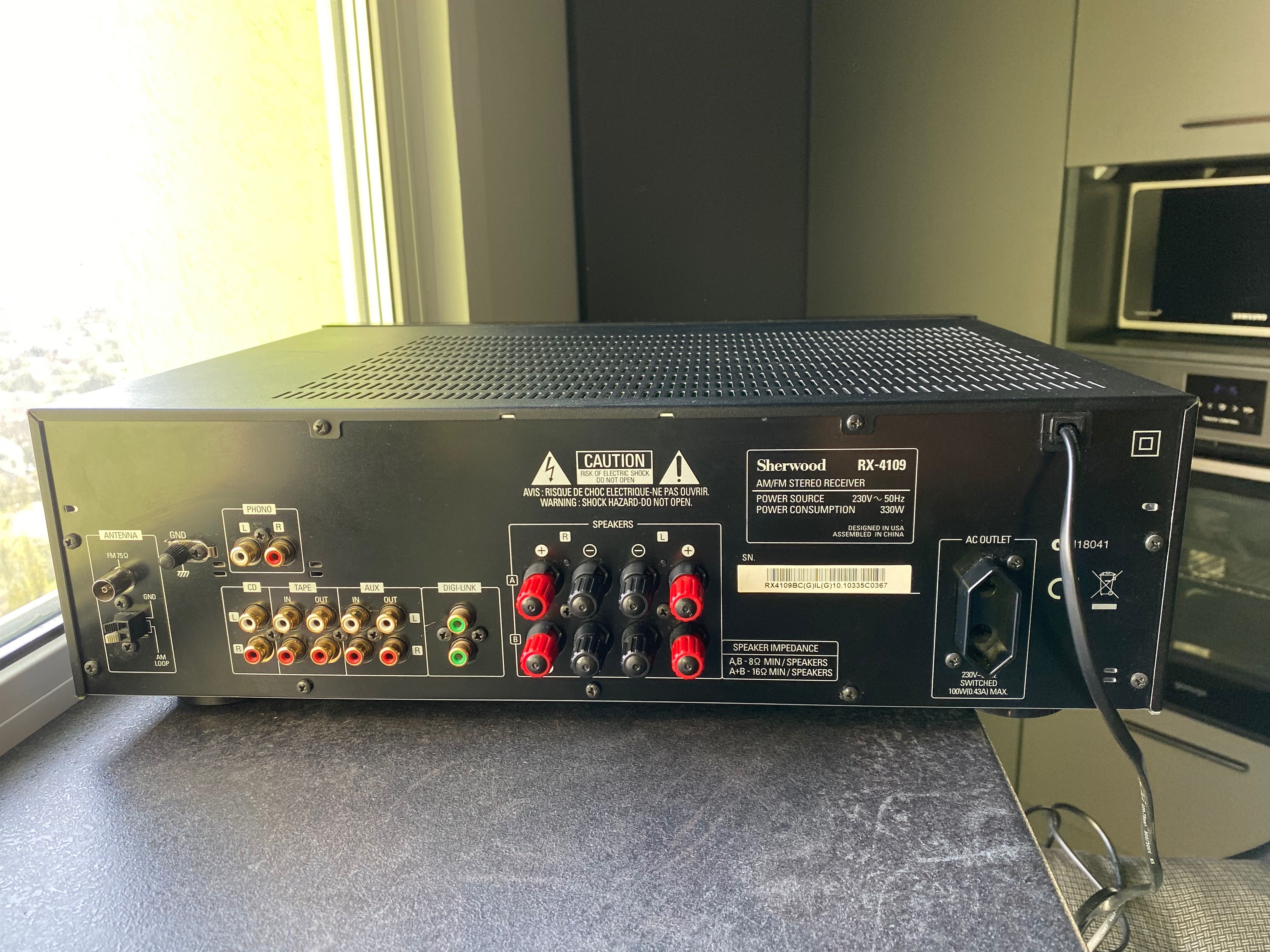 Звукоусилитель Sherwood stereo receiver rx-4109