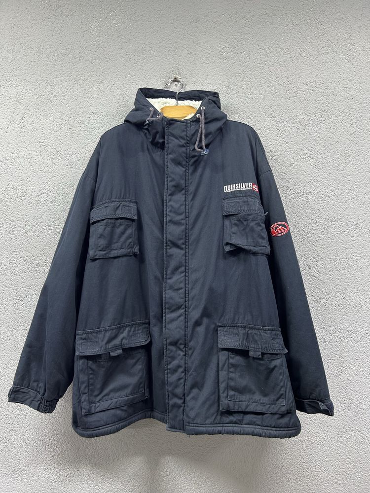 Куртка Quiksilver XL чоловіча парка шерпа red bull bwa