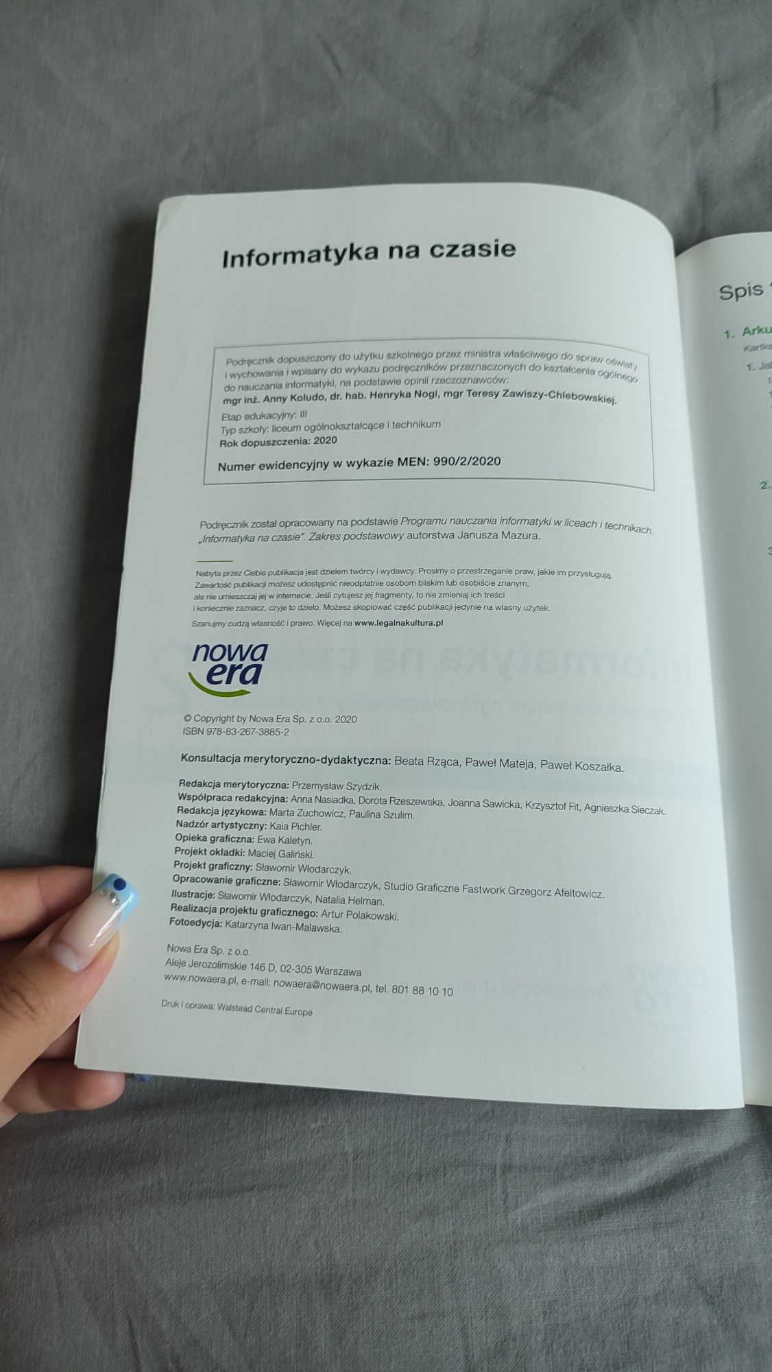 podręcznik Informatyka na czasie 2 Nowa Era