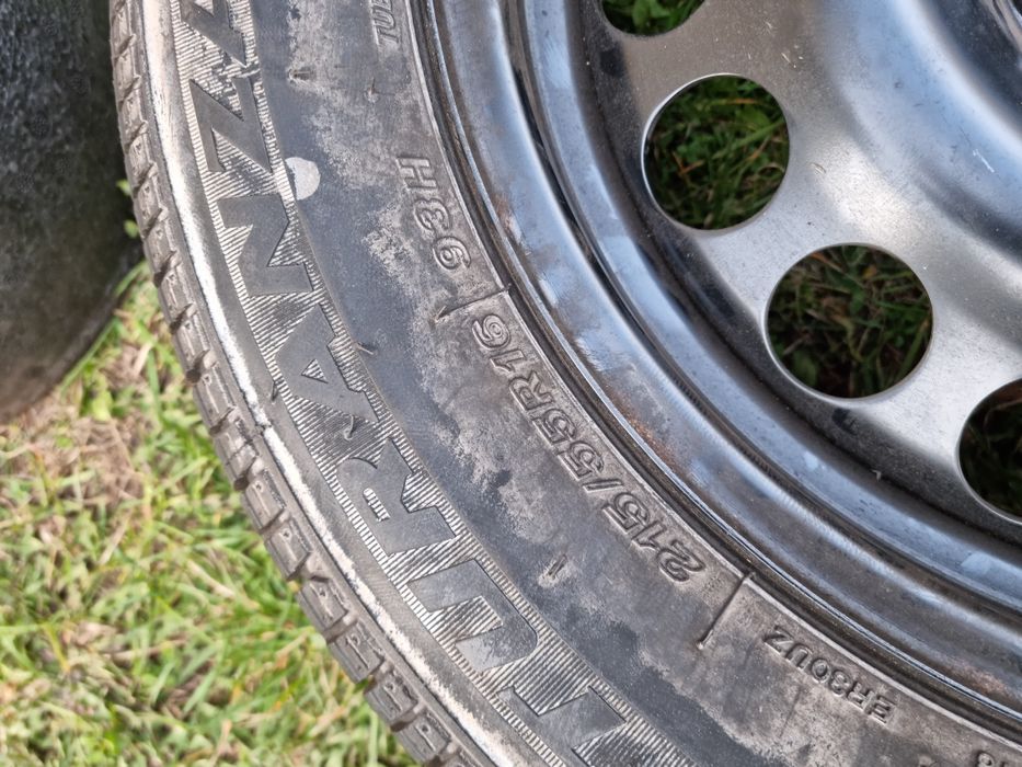 Zestaw koła zapasowego razem z lewarkiem opel 5x110