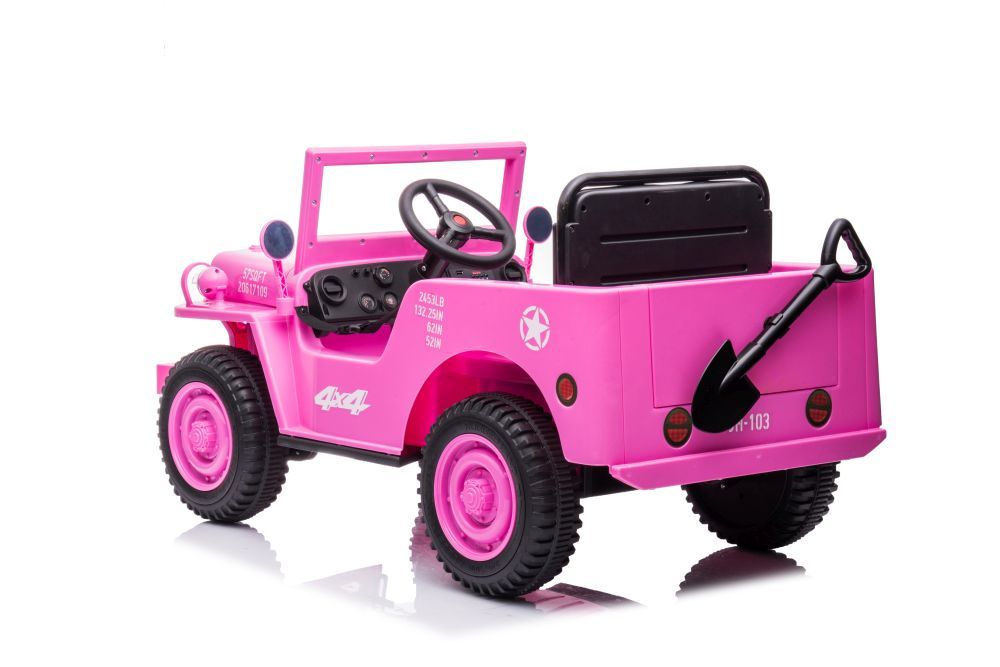 Auto Na Akumulator Jh-103 Różowe 4X4