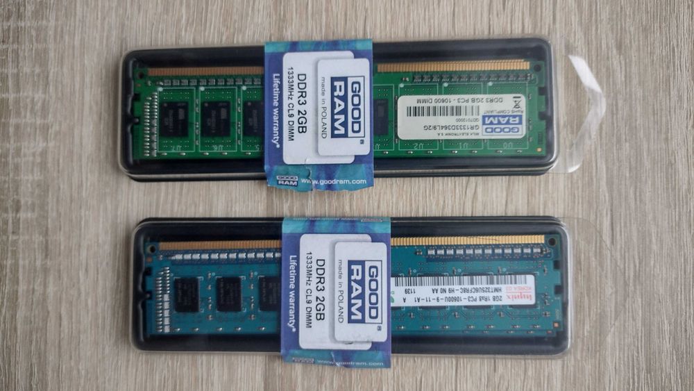 Pamięć RAM DDR3 4x2GB GoodRAM i Hynix