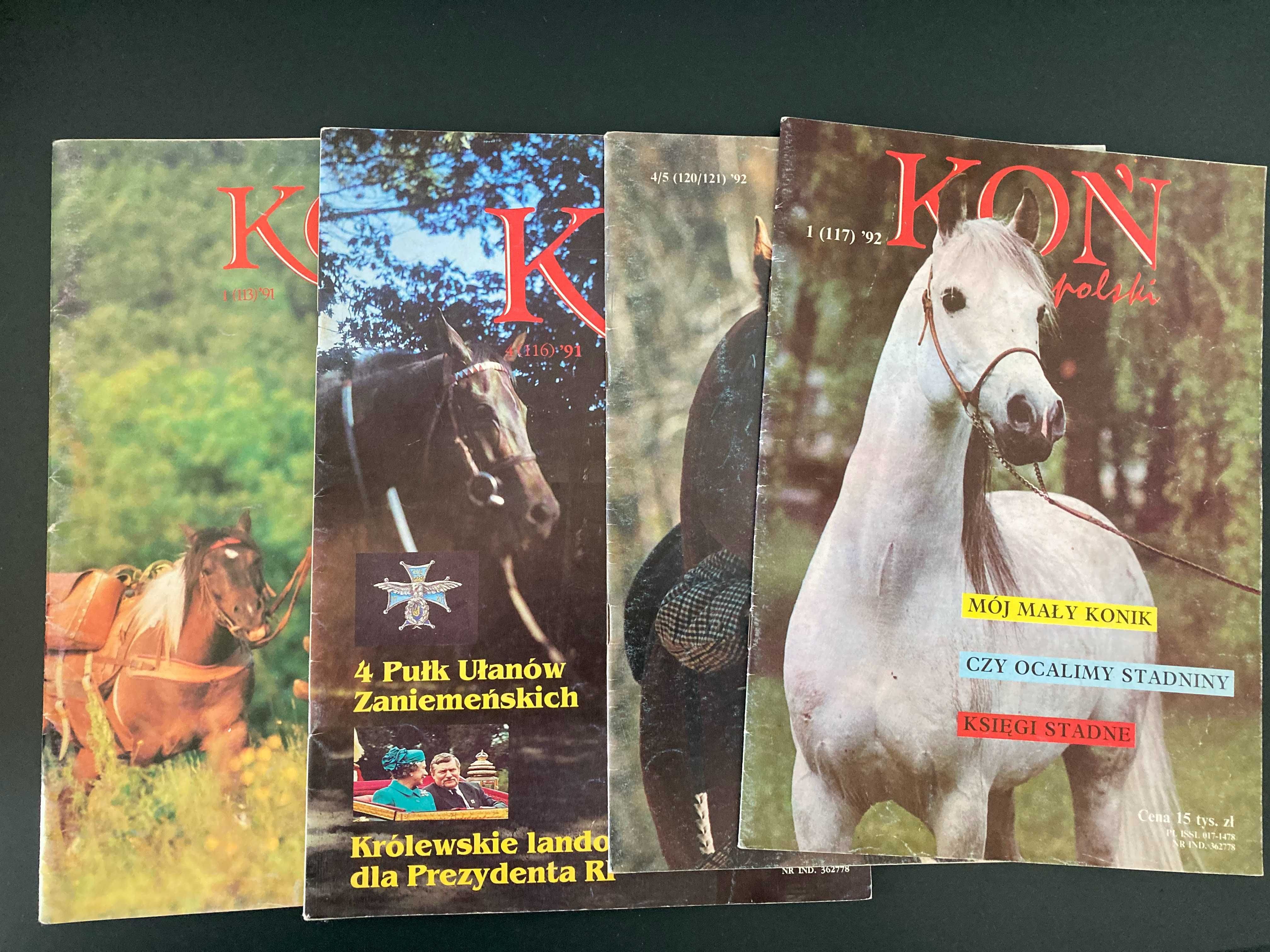 czasopismo magazyn Koń Polski 1991 - 1992