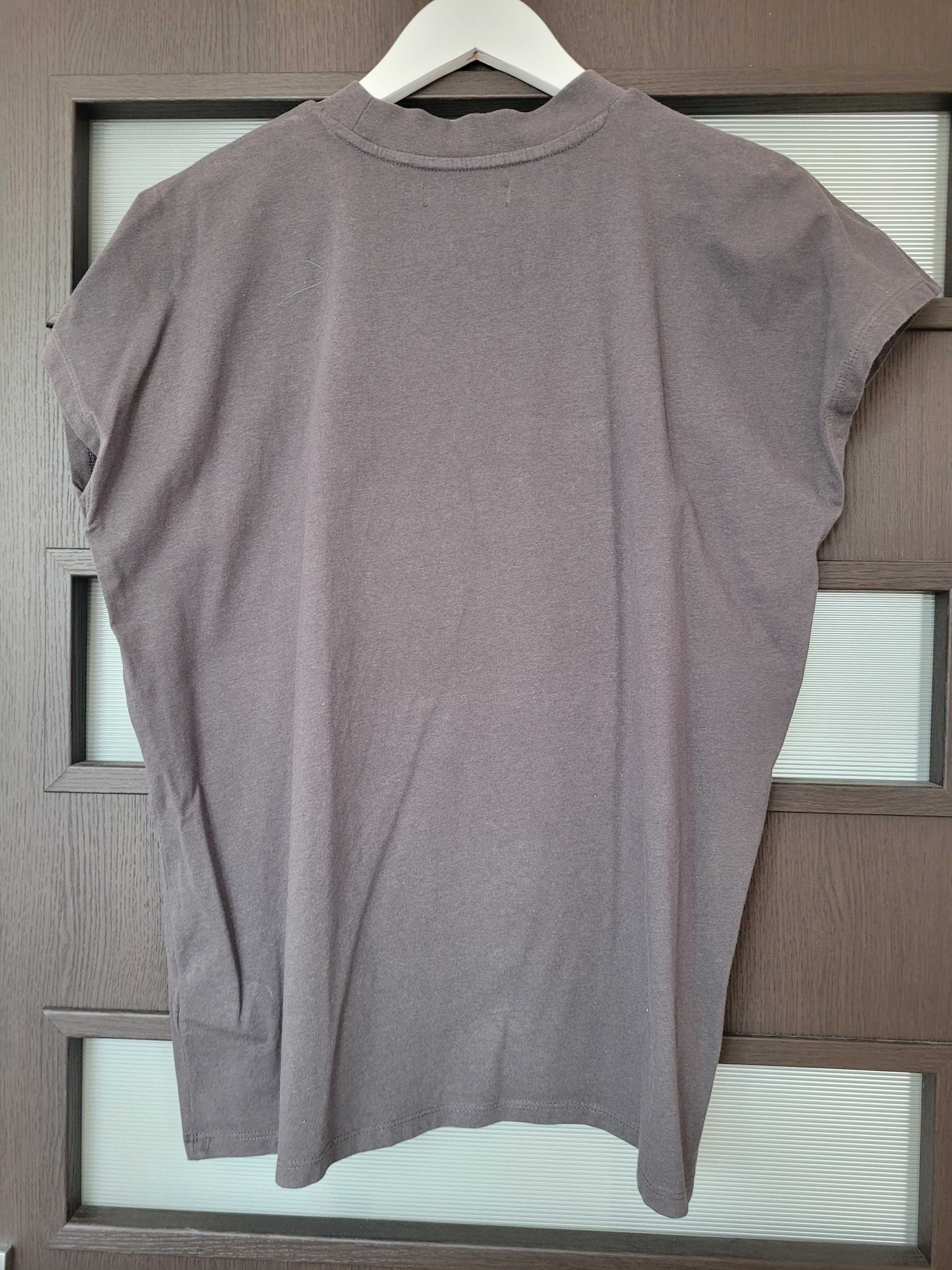 RESERVED t-shirt bluzka szary r. 40
