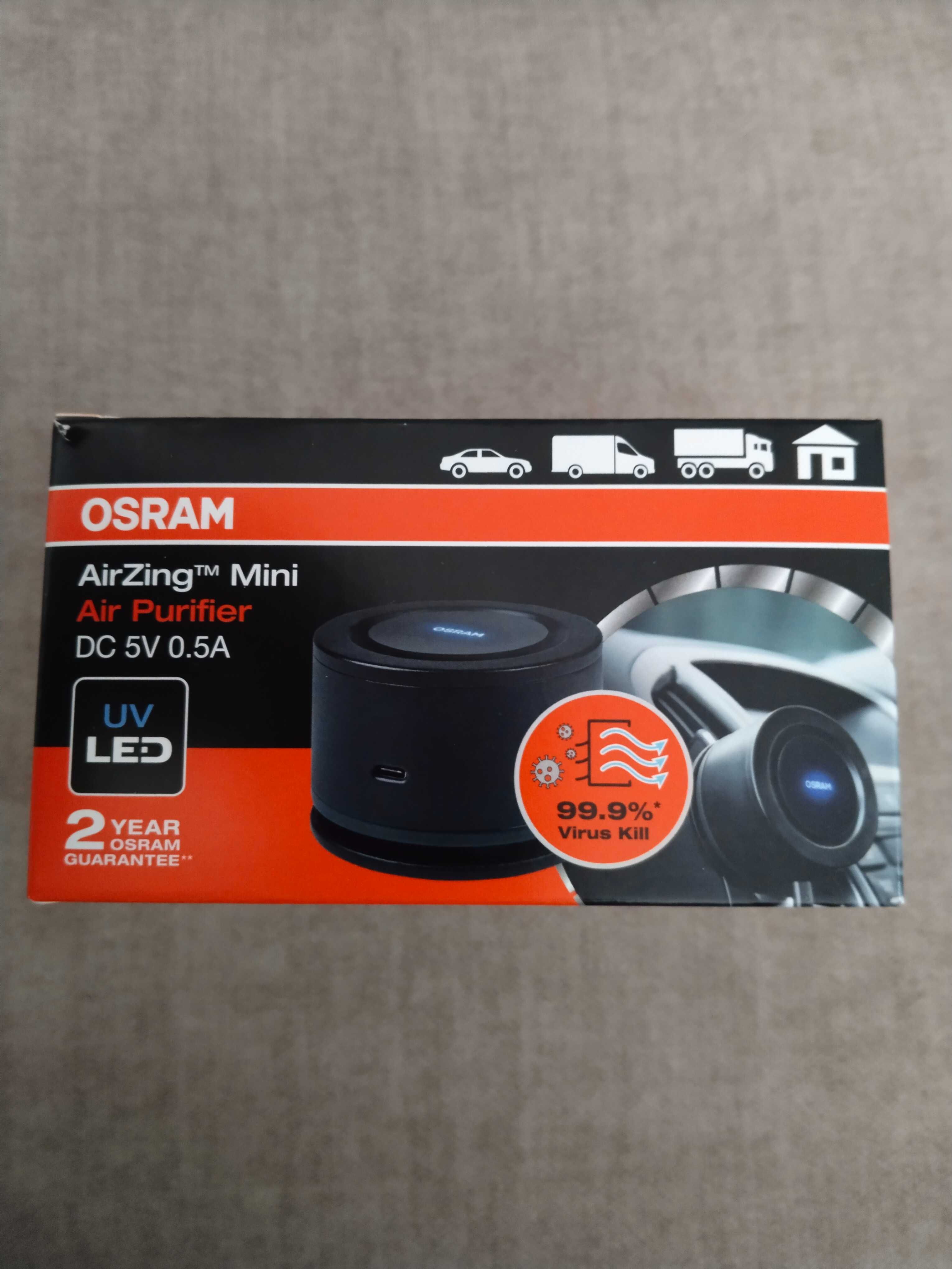 Jonizator oczyszczacz powietrza Osram AirZing Mini do auta domu