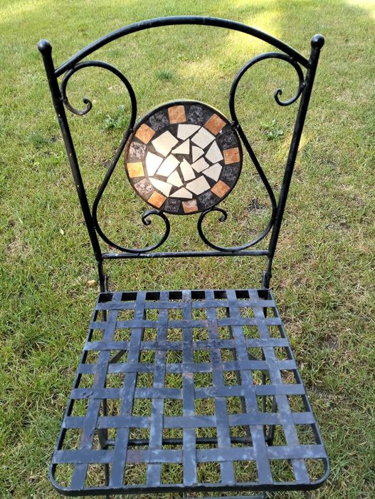 Zestaw ogrodowy metal