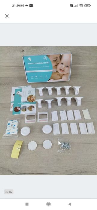 Dokon Child Safety Locks Zabezpieczenie szuflad szafek magnetyczne OPI