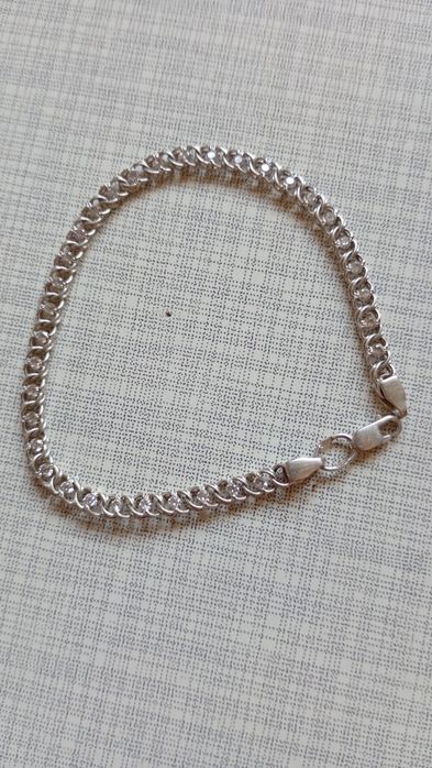 Серебряный браслет на руку женский