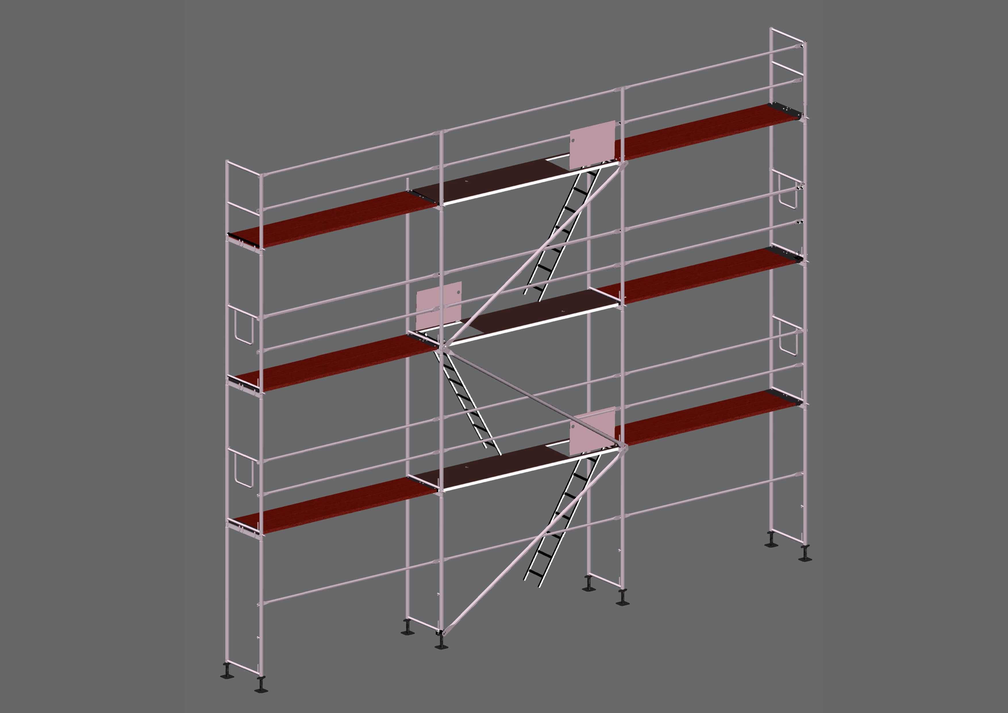 Rusztowanie nowe plettac pletak 70 9x8,5