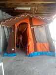 Tenda de campismo com 2 quartos e avançado