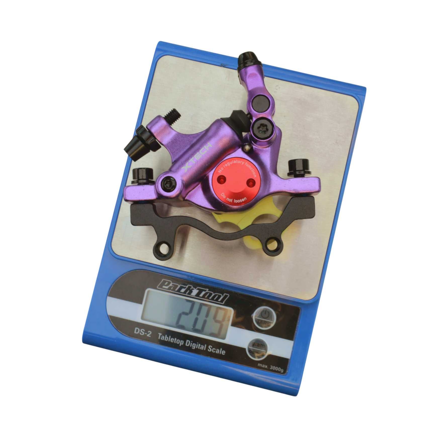 Nowe! ZOOM XTECH HB100 hamulce hydrauliczne mechaniczne fioletowe
