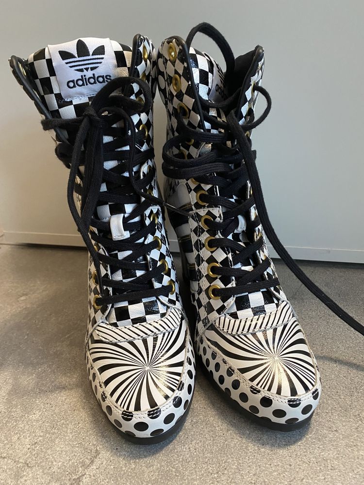 Buty na koturnie Jeremy Scott dla Adidas oryginały roz.38