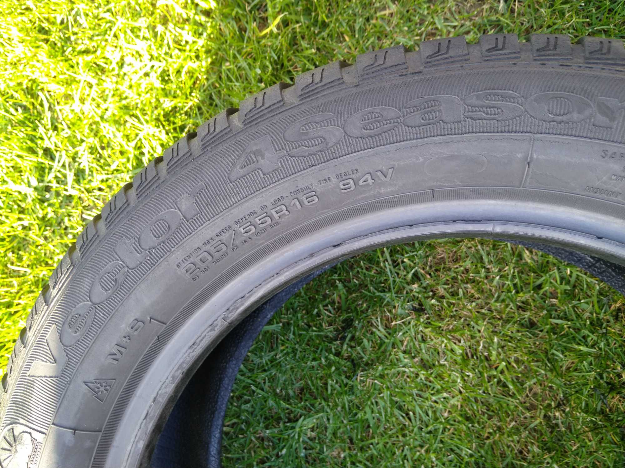 opony 205/55/16 Goodyear Vector 4 seasons 2 szt 7mm całoroczne 2020