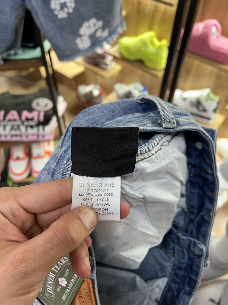 Шорти Джинсові Denim Tears x Levis Blue / White