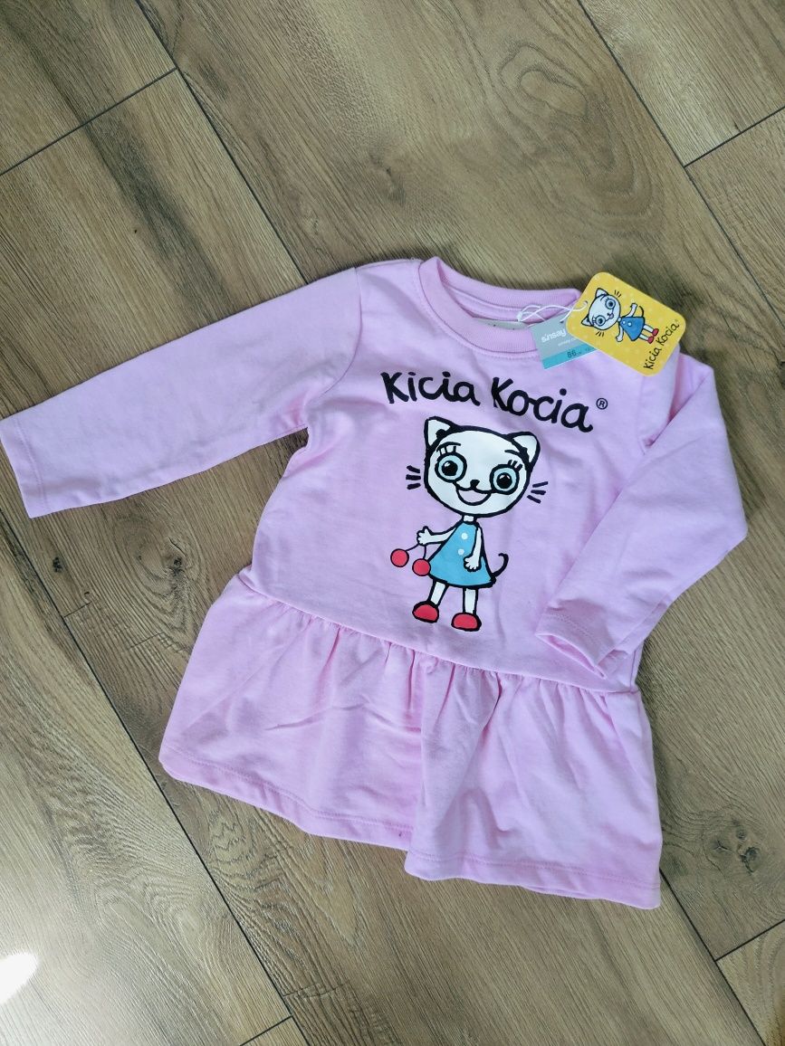 NOWA sukienka niemowlęca Kicia Kocia rozmiar 86