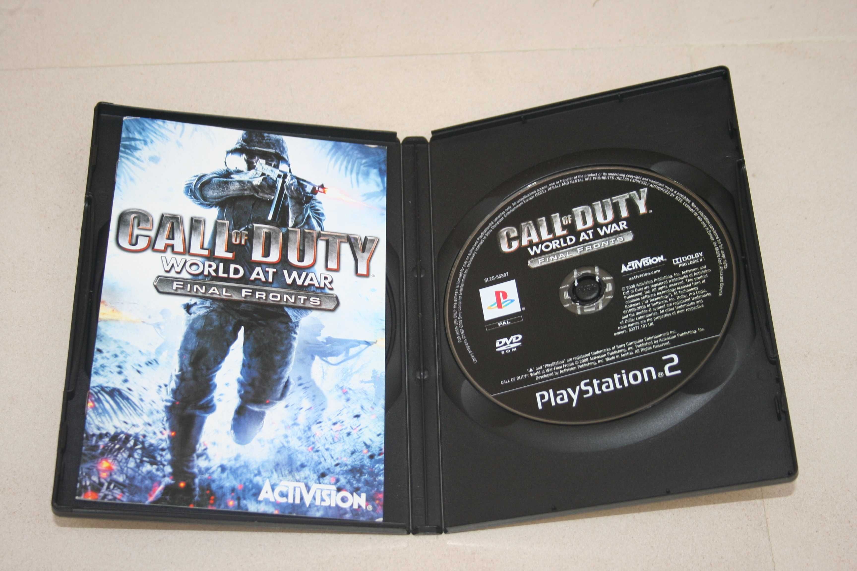 Call of Duty world at war para ps2