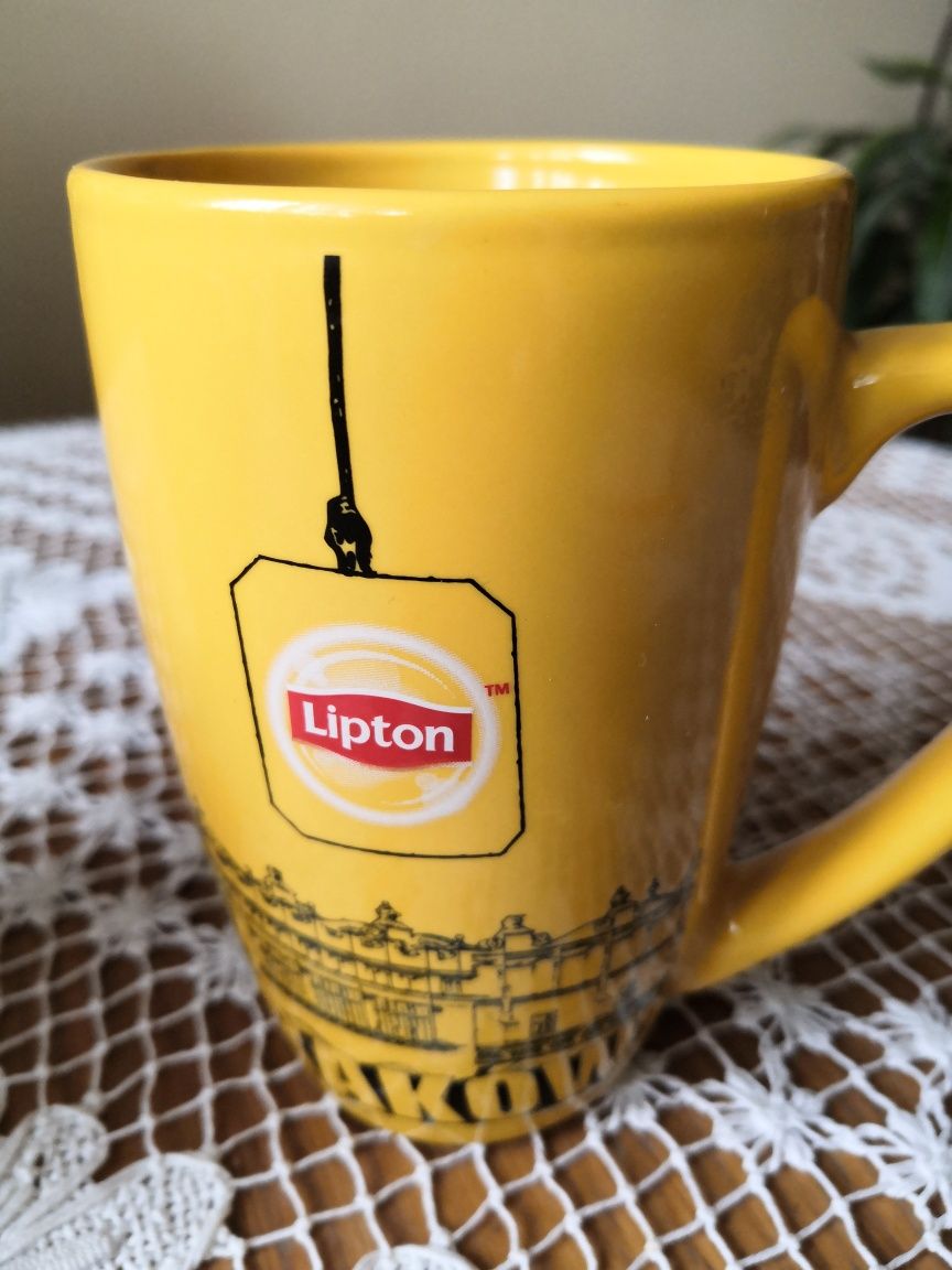 Kubki kolekcjonerskie Lipton Kraków i Janda