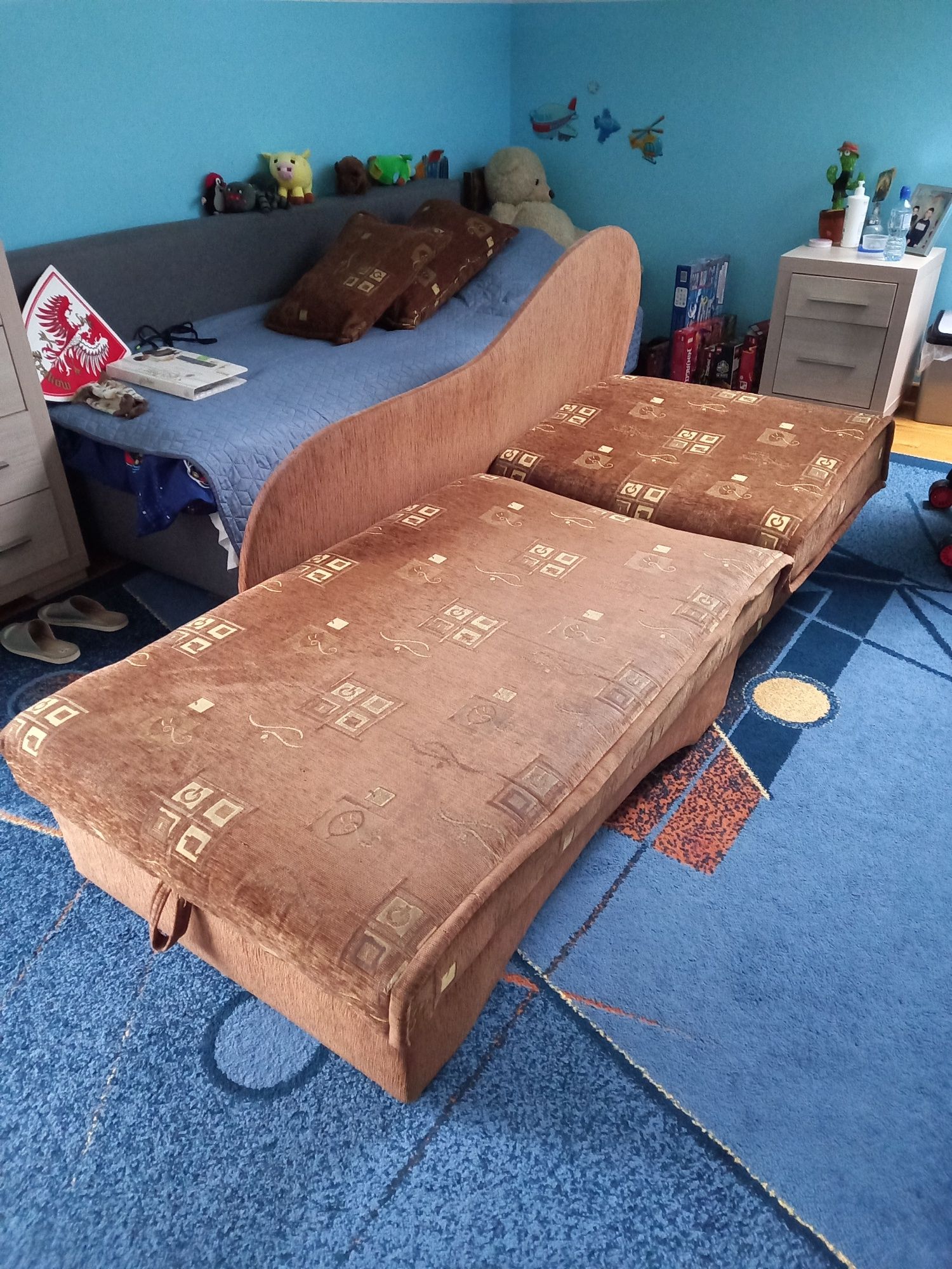 Sofa łóżko 1 osobowe rozkładane spanie