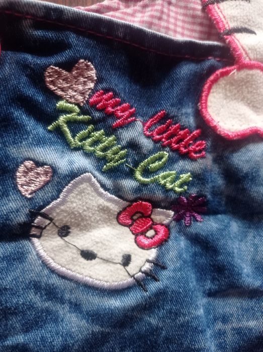 Джинсевий сарафан з Хеллоу Кітті (Hello Kitty) на 3р.