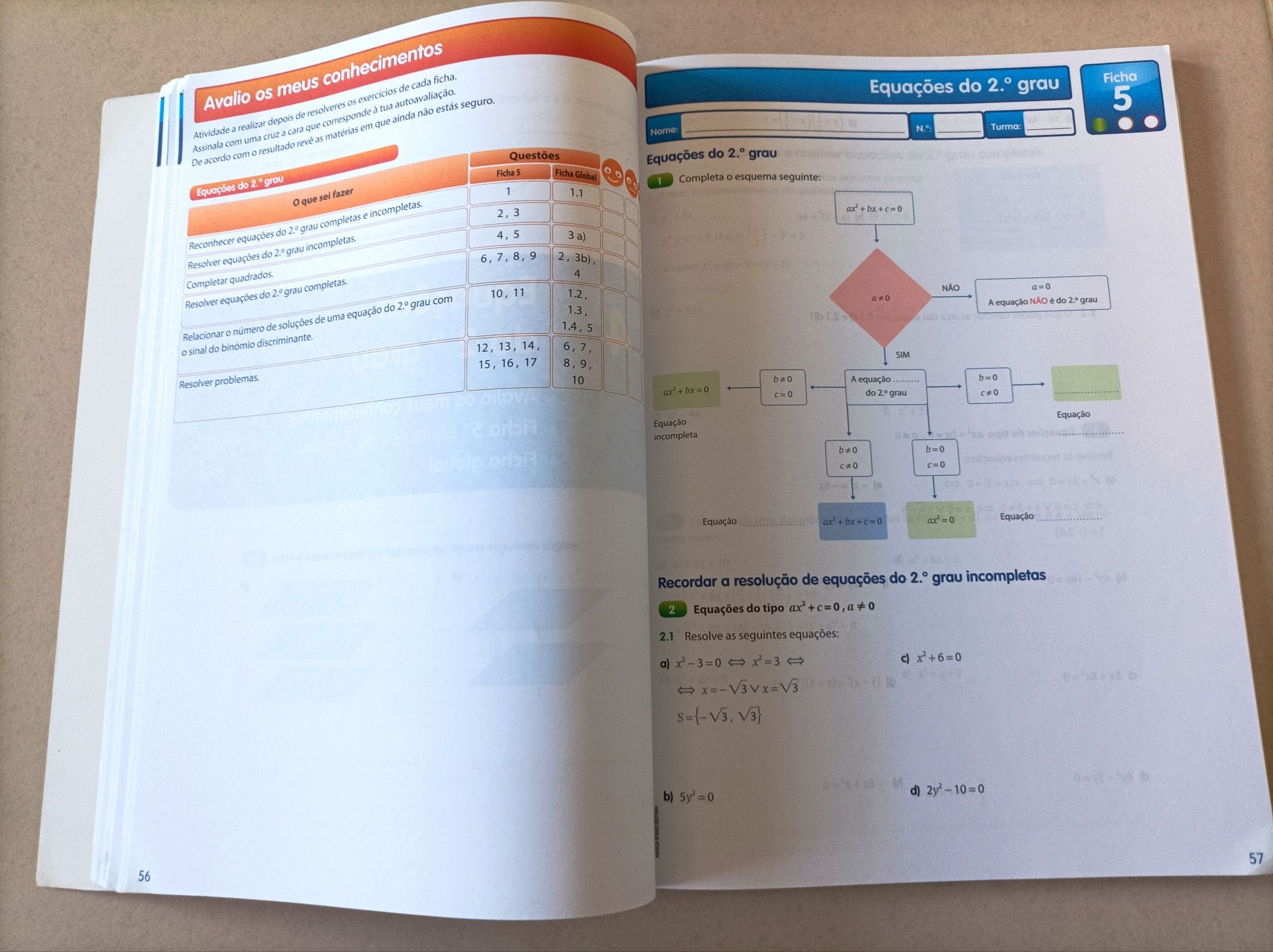 Matemática em Ação 9 - 9° Ano - Caderno de Atividades (Novo)