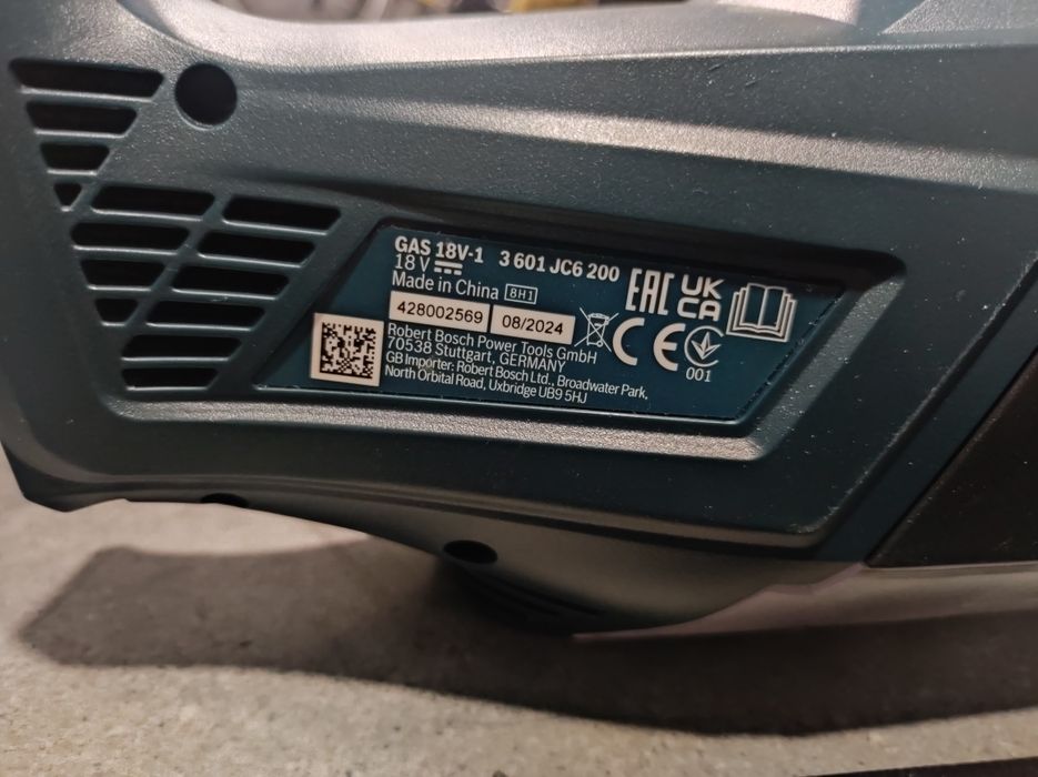 Odkurzacz na akumulator Bosch GAS 18V-1