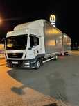 MAN TGL 8.220  ZESTAW PRZESTRZENNY 15,4m przejazdowy / 120M3 / JUMBO / 6,45 + 8,45