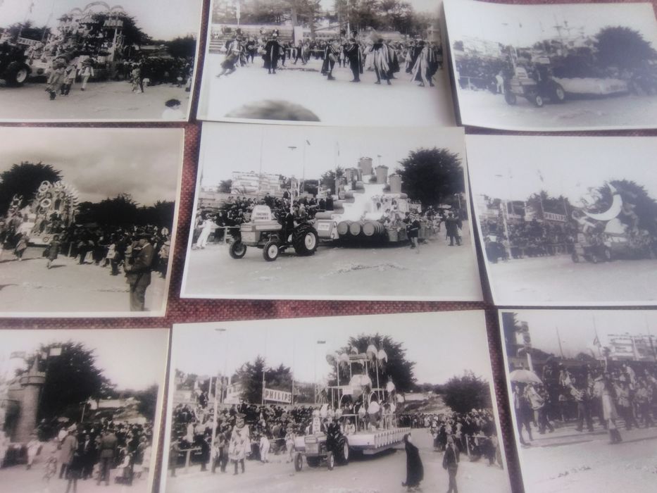 Lote fotografias originais antigas Estoril Sol desfile carnaval 1966