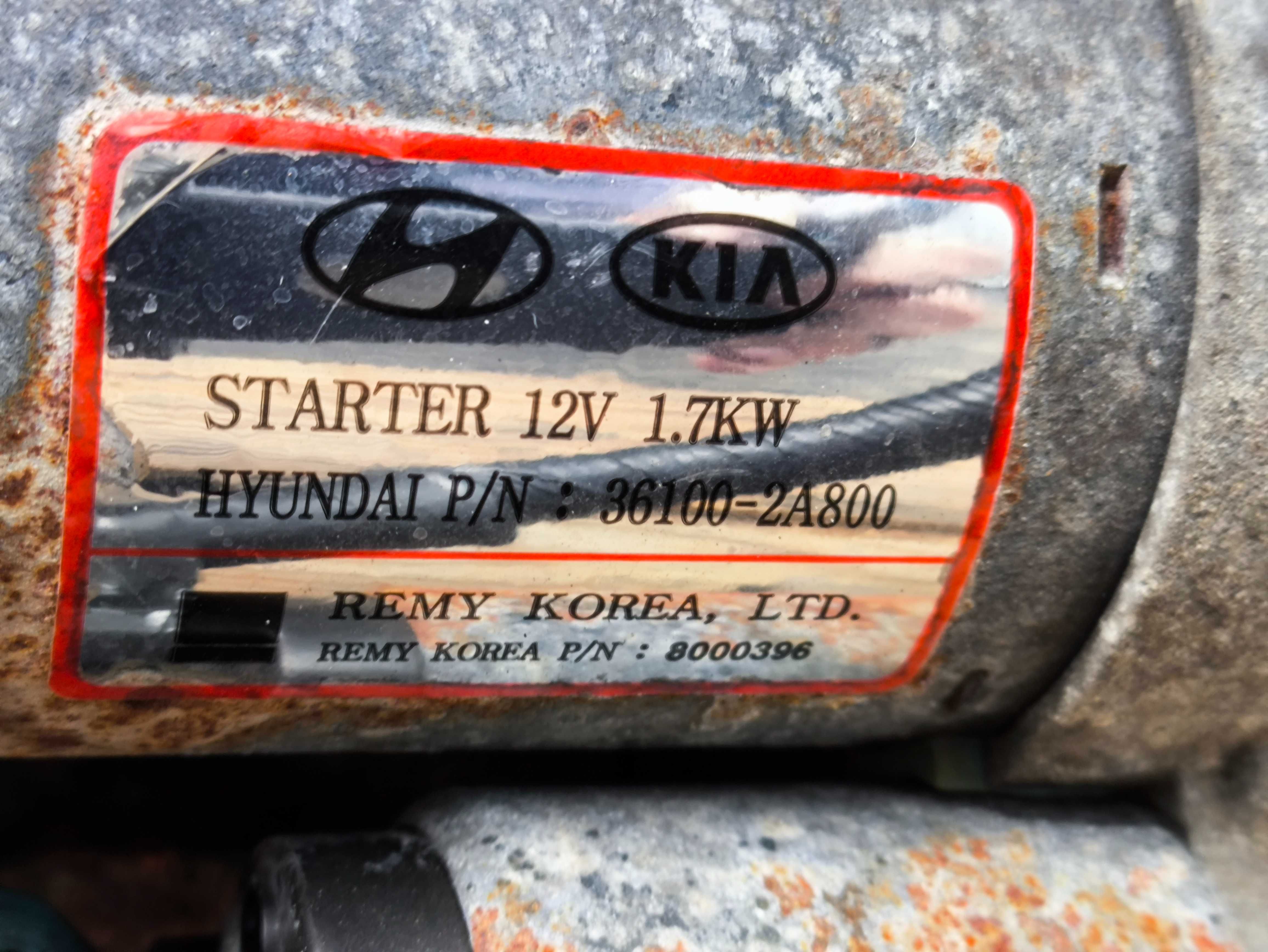 Rozrusznik Hyundai IX35 1.7 CRDI D4FD EU5 11r 36100-2A800 Siedlce