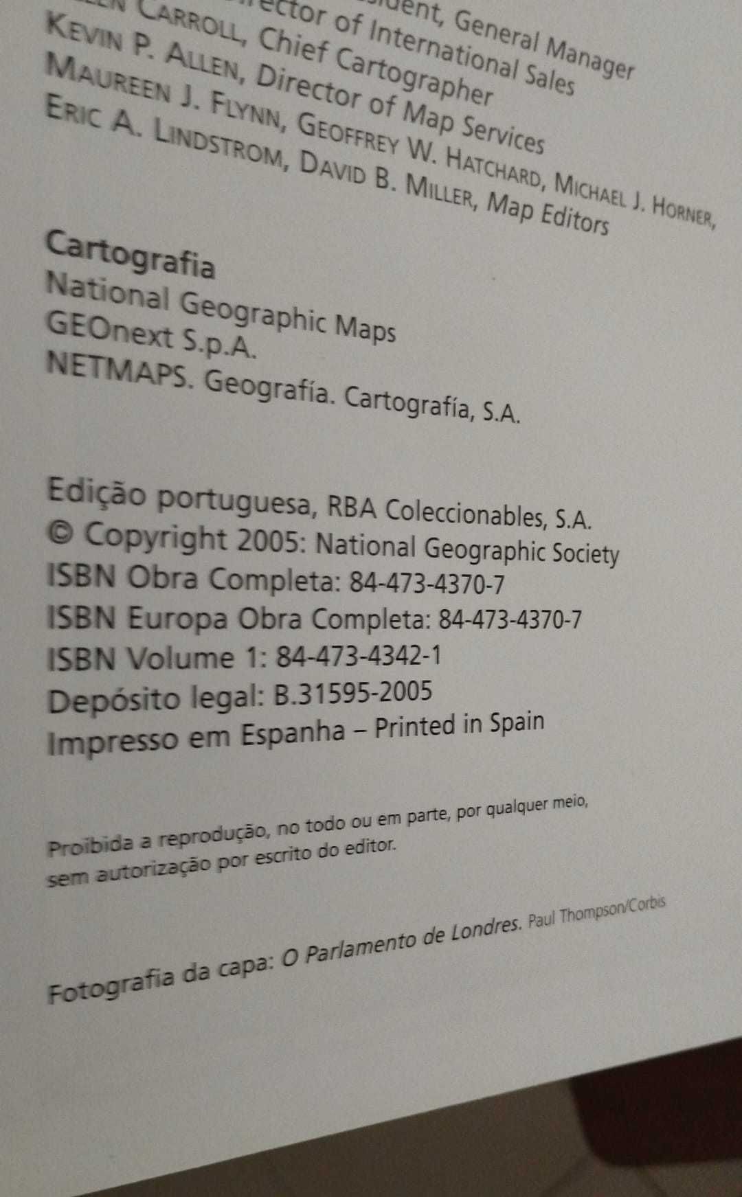 Atlas National Geographic Europa I