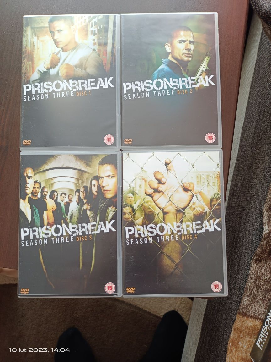 Prison Break - sezon trzeci 4x dvd