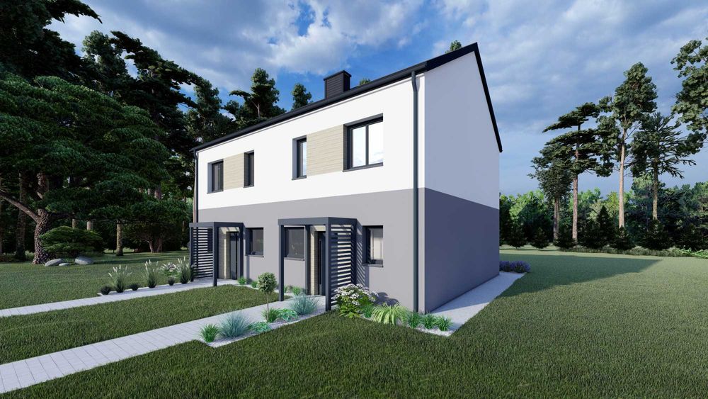 Budynek w zabudowie bliźniaczej - Chrzypsko Wielkie - 78,6 m2 lokal