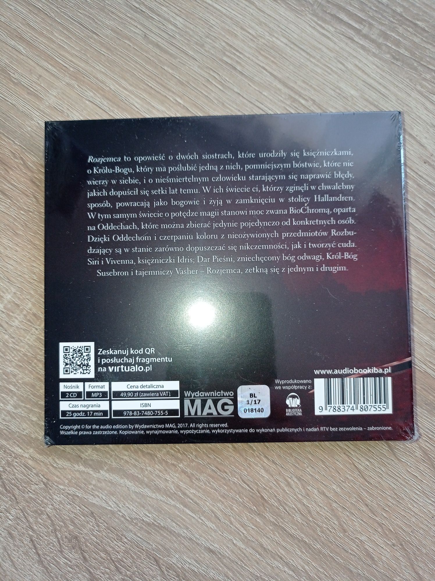 Rozjemca Brandon Sanderson Audiobook