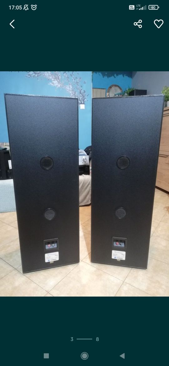 Tonsil Voyager 350 Kolumny Serwis Jantzen Peerless Stan Bdb