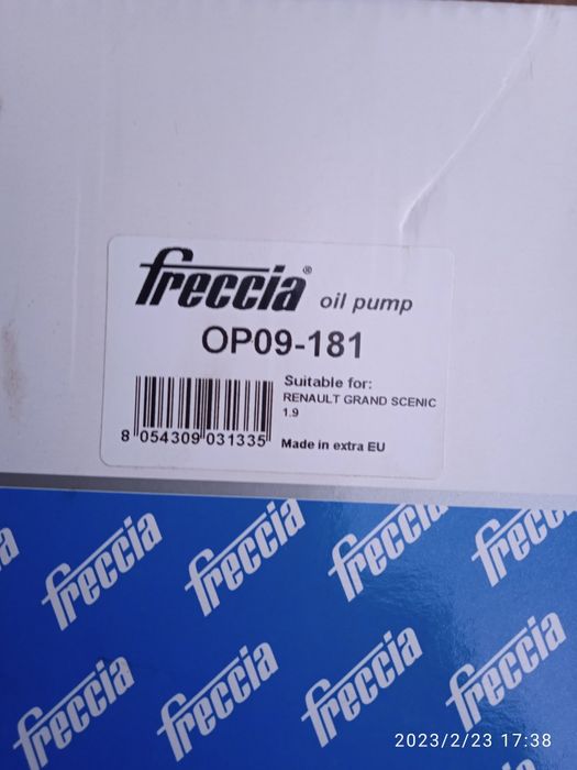 Насос масляний на Рено лагуна 2