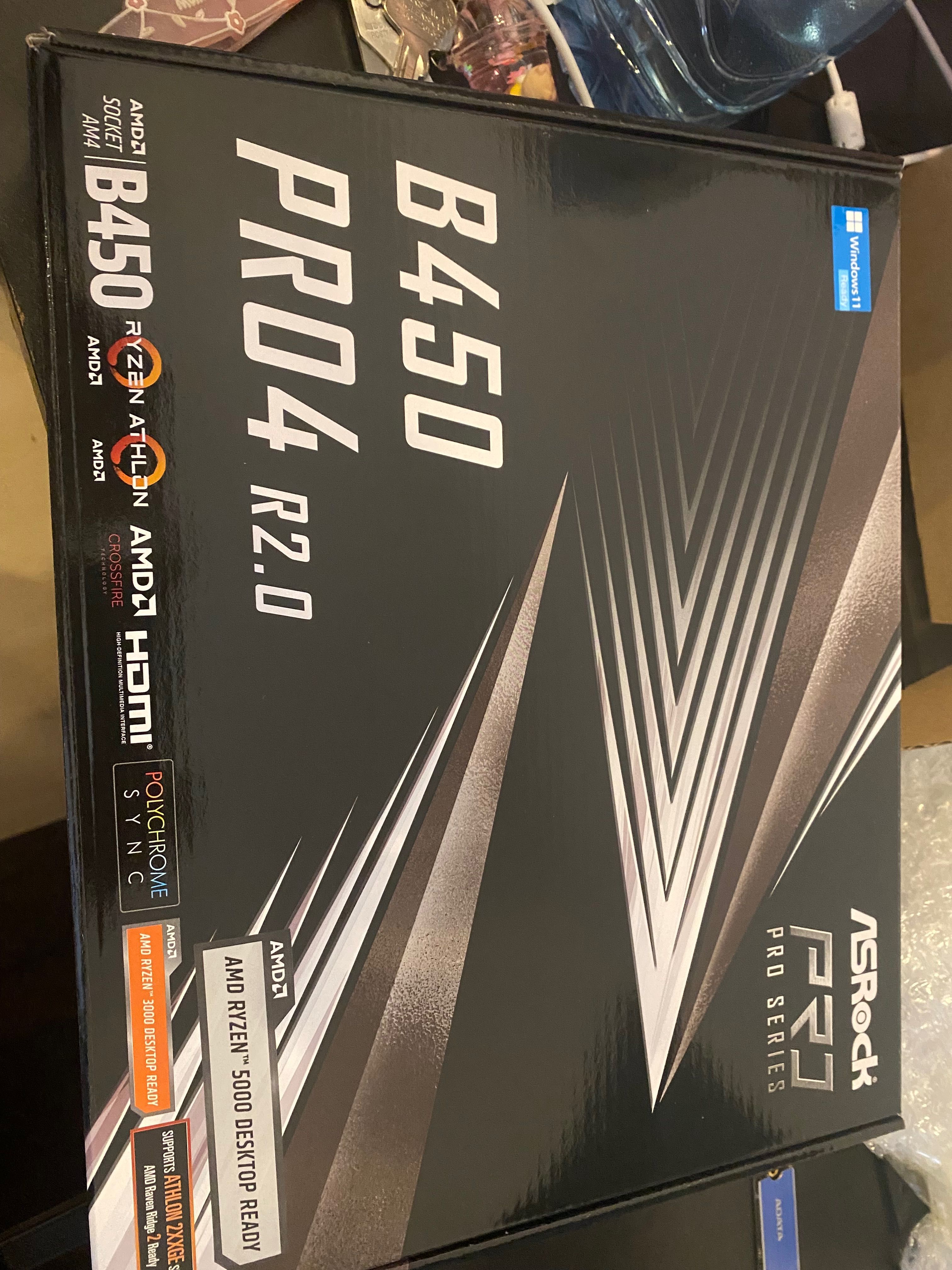 Płyta ASRock B450 Pro4 R2.0 AMD B450 DDR4 M.2 AM4 ATX