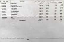 Peças novas revisao Suzuki G Vitara 1999