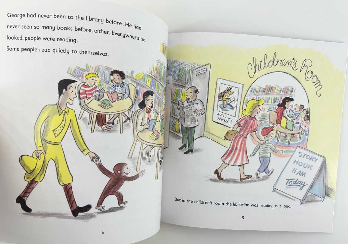 NOWA	Curious George Visits the Library książka dla dzieci po angielsku