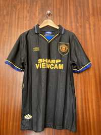 Camisola oficial Manchester United, 1993/94, tamanho L