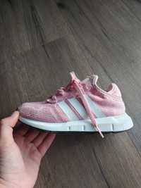 Dziewczęce sneakersy ADIDAS, różowe, Ortholite, rozmiar 31,5