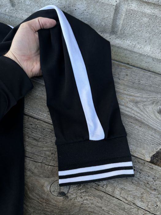 Czarna rozpinana bluza z lampasem Ralph Lauren Performance, rozmiar XL