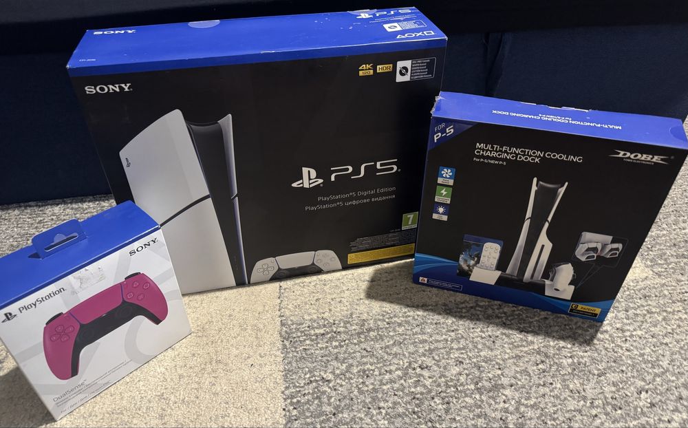 Игровая консоль Sony PlayStation 5 Slim Digital  Edition 1Tb