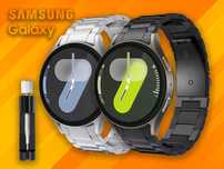 • БЕЗ ЗАЗОРІВ • Металевий ремінець для Samsung Galaxy Watch4, 5, 6, 7
