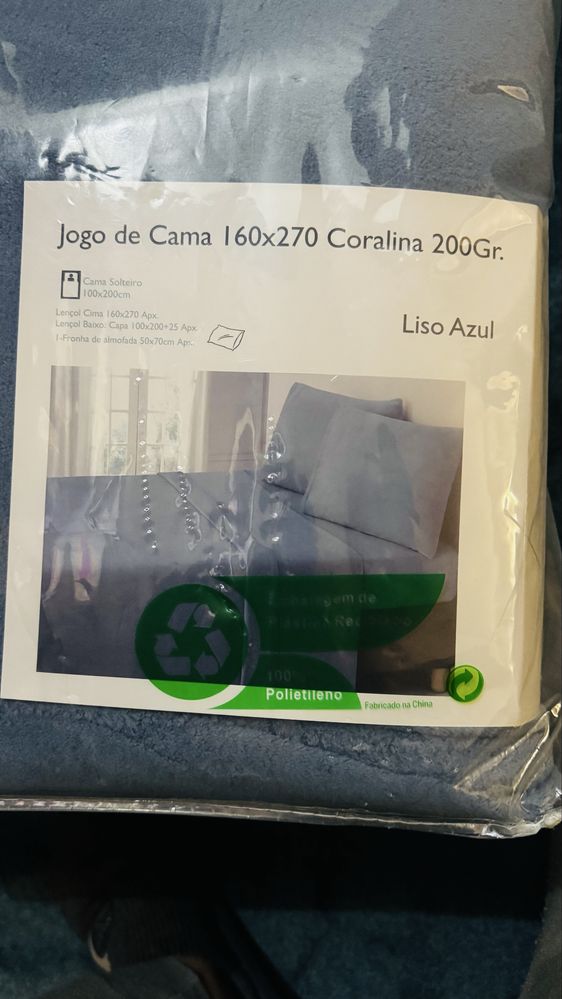 Lencois termicos de coralina - CAMA SOLTEIRO NOVOS