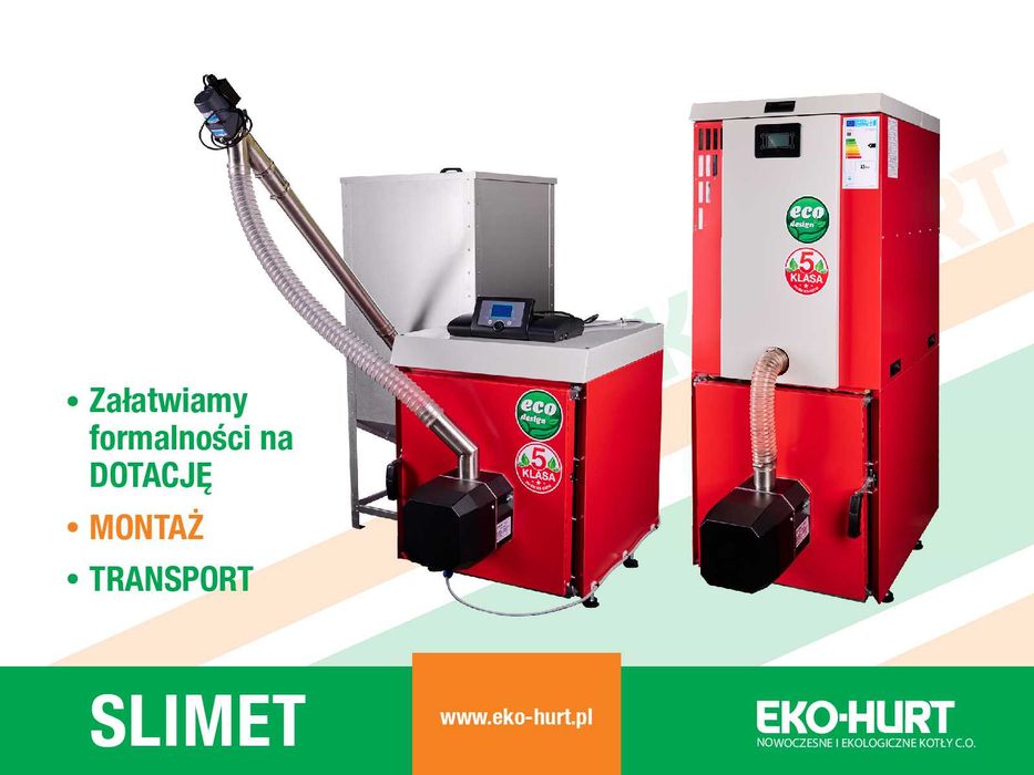 Kocioł na pellet 20 kW z certyfikatem ECODESIGN transport gratis