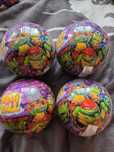 4 x kule miraball żółwie ninja nowe