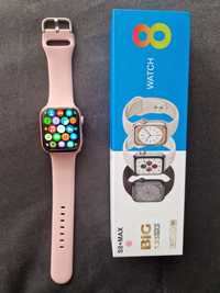 Różowy smartwatch nowy komplet