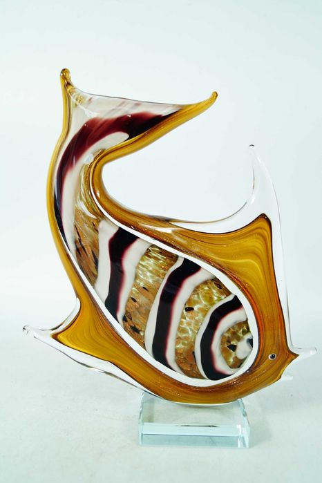 Figura szklana MURANO style RYBA skalar