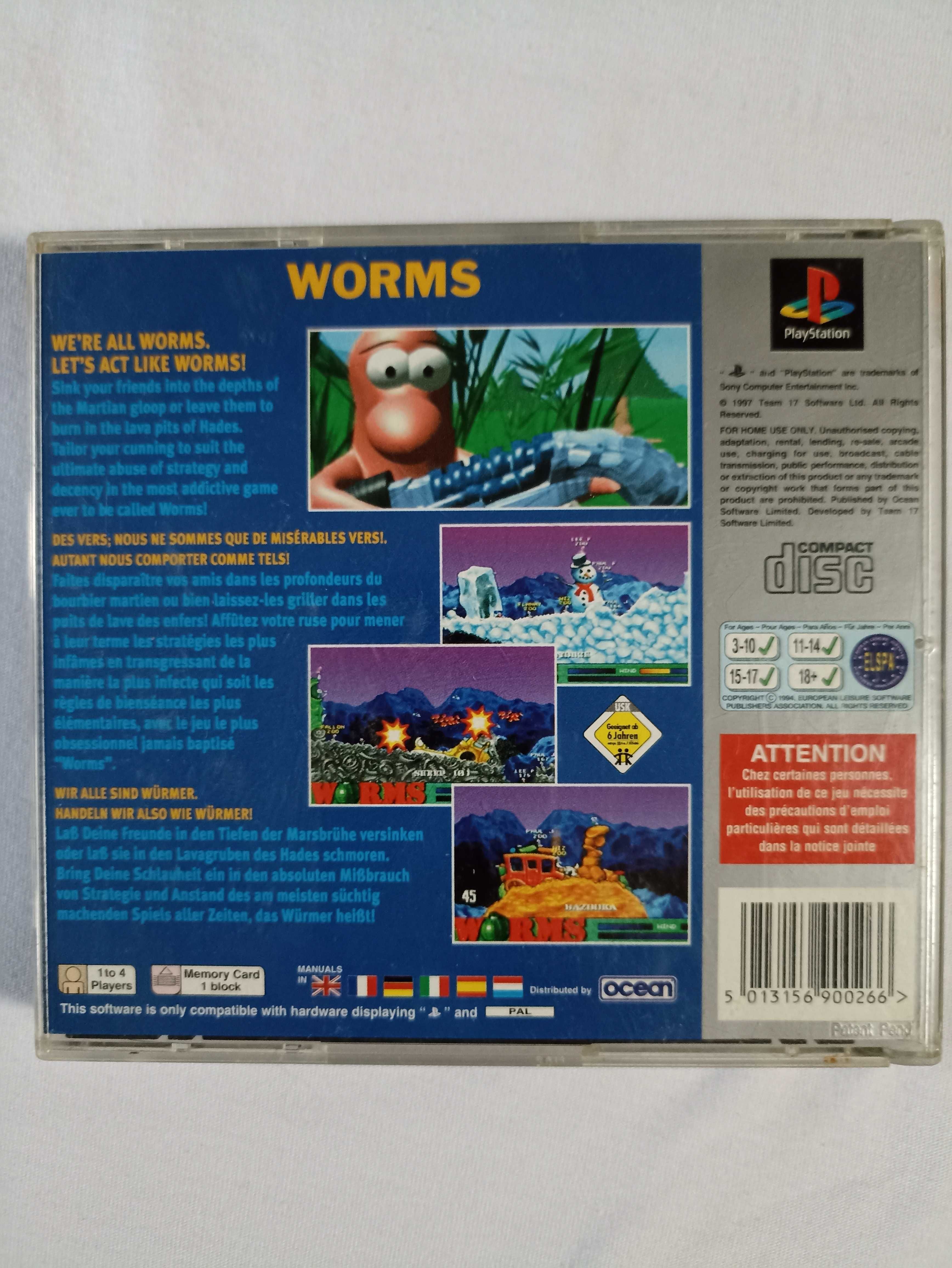 Worms PSX 3xAnglik