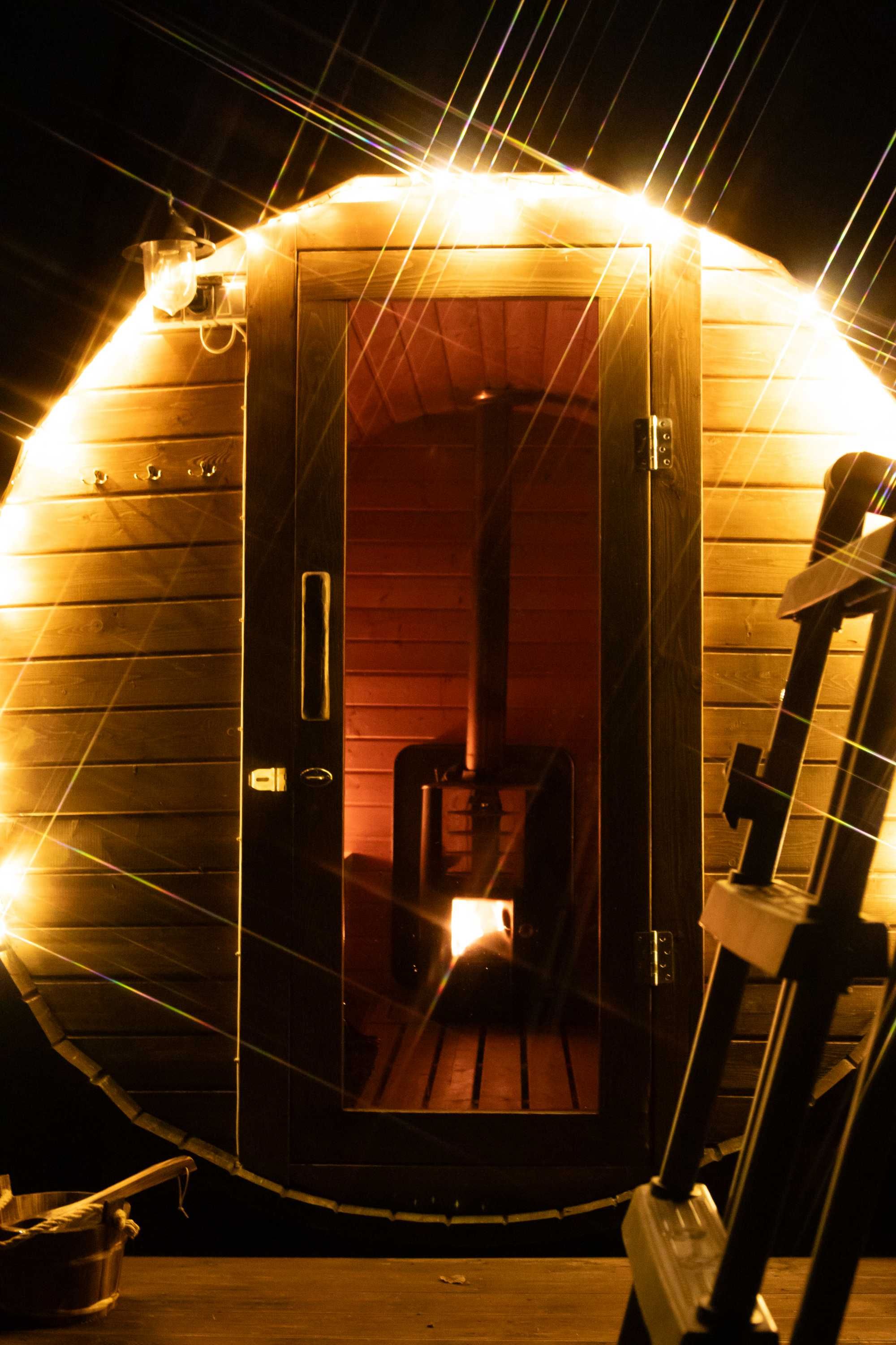 Domek, sauna, balia całoroczny Rokitki- "Adam" - 4 osobowy
