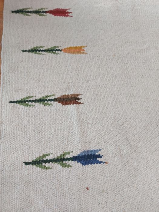 Dywan z wełny duży 130x200